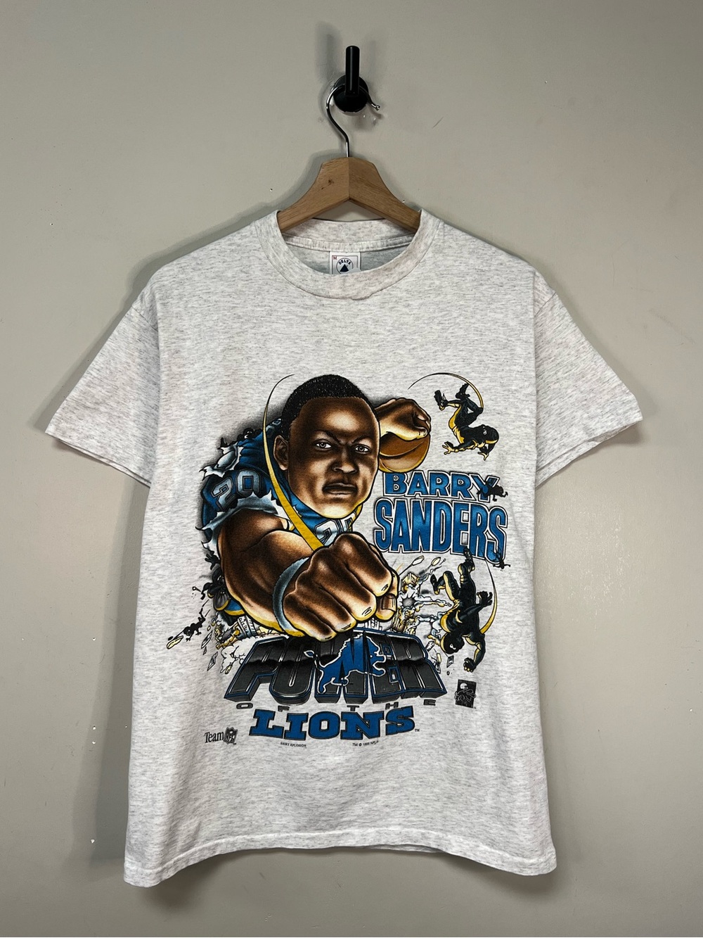 Vintage Barry Sanders Detroit Lions T Shirt